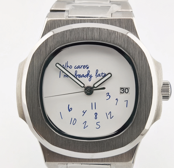 Seiko Nautilus "Who Cares I'm Already Late" - Image 4