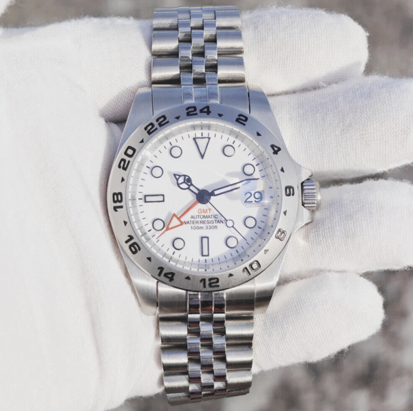 Seiko Explore GMT 39mm Silver
