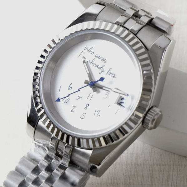 Seiko Datejust Who Cares I'm Already Late - Image 3