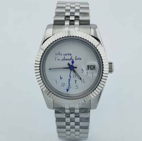 Seiko Datejust Who Cares I'm Already Late - Image 5