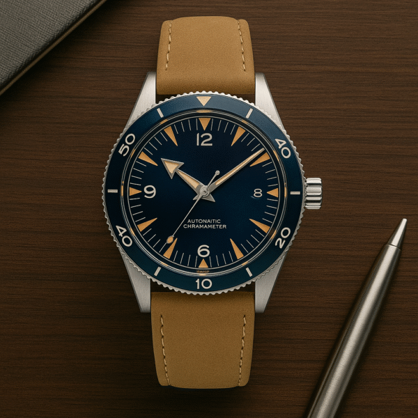Seiko 41mm Day Date Diver Blue Dial - Image 5