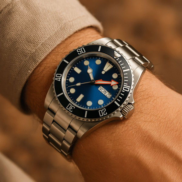 Seiko Date Diver Blue Dial - Image 2