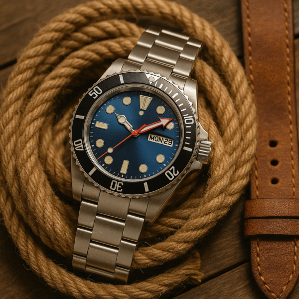Seiko Date Diver Blue Dial