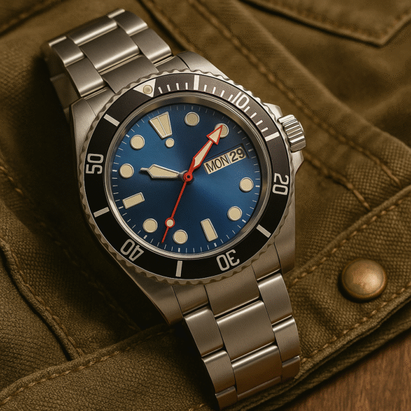 Seiko Date Diver Blue Dial - Image 3