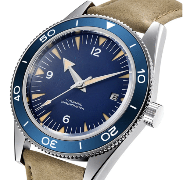 Seiko 41mm Day Date Diver Blue Dial - Image 4
